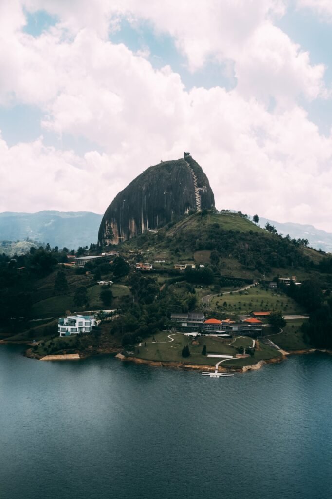 La Piedra del Peñol rising above the Guatapé reservoir